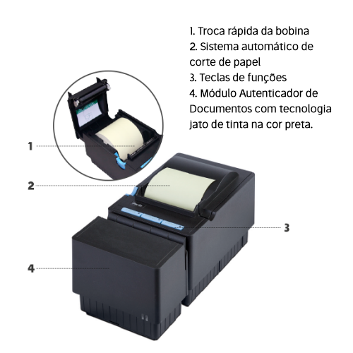 Pertoprinter Impressora Autenticadora-2