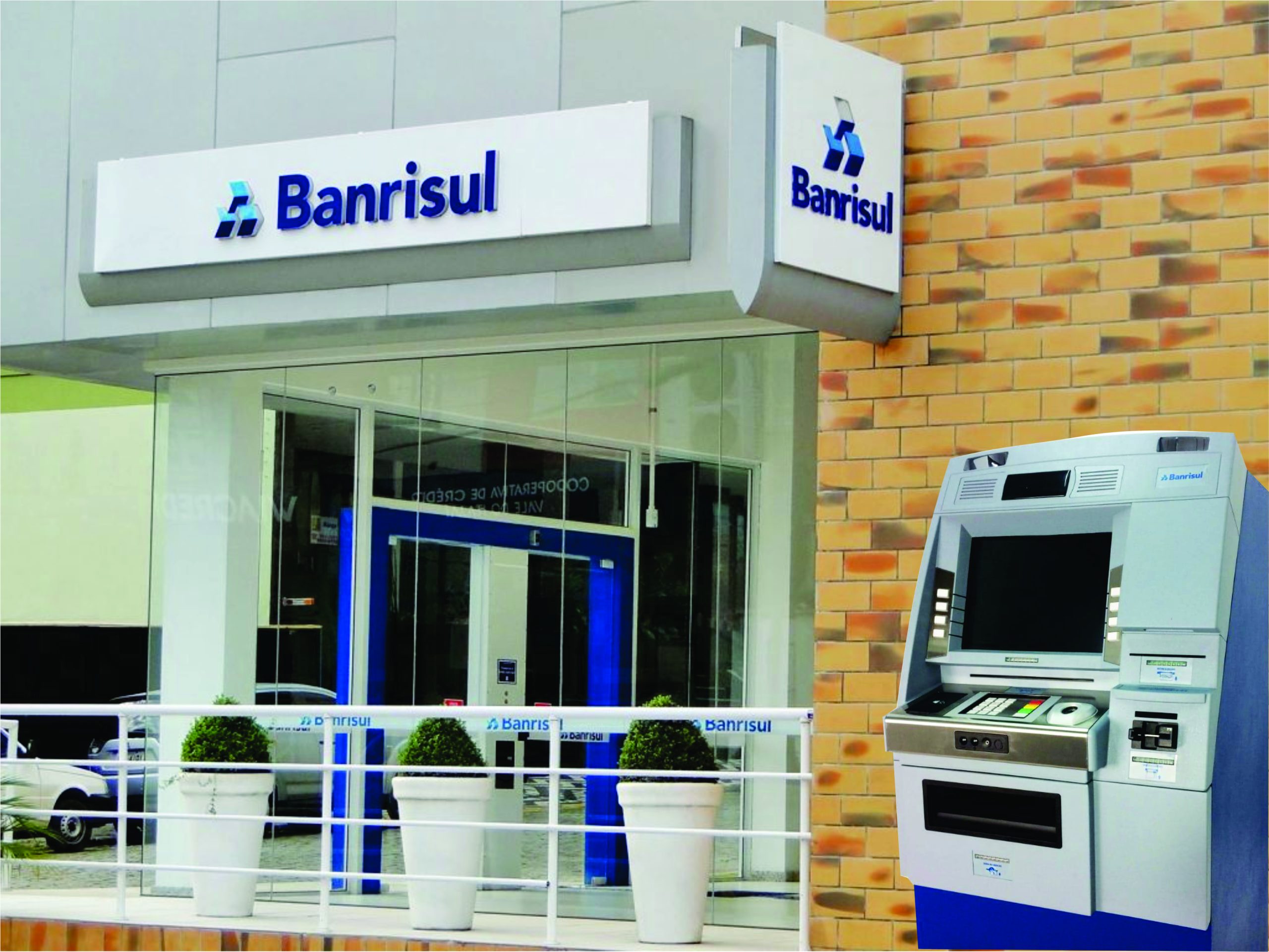 Banrisul finaliza modernização com ATMs Superfull da Perto